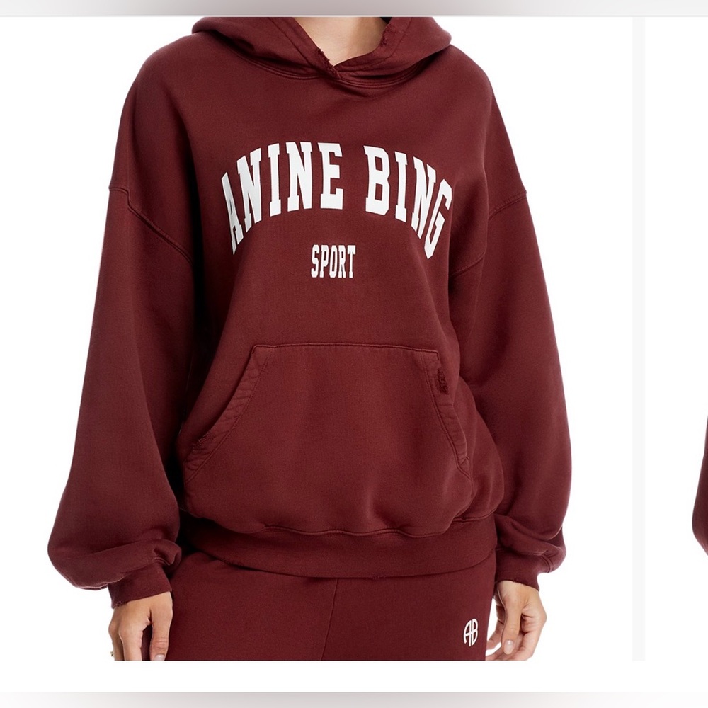 Anine Bing Harvey Cotton Sweatshirt size MEDIUM